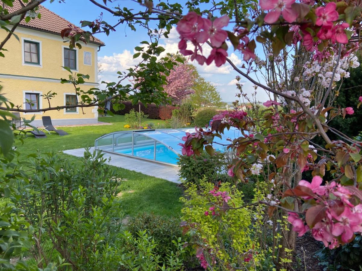Familienbauernhof Strassbauer Villa Steinakirchen Am Forst ภายนอก รูปภาพ